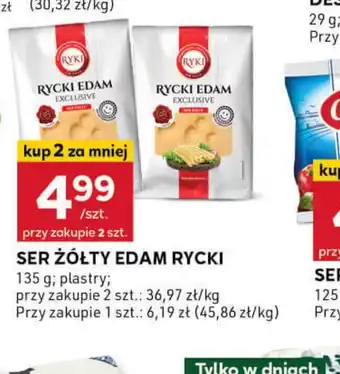 Stokrotka Optima Ser żółty Edam Rycki oferta