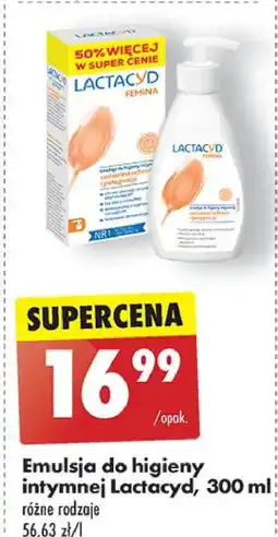 Biedronka Emulsja do higieny intymnej Lactacyd Femina oferta