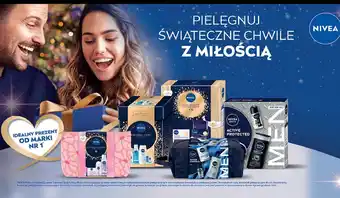 Biedronka Zestaw w pudełku active protect żel pod prysznic 250 ml + krem 75 antyperspirant 50 Nivea Men oferta