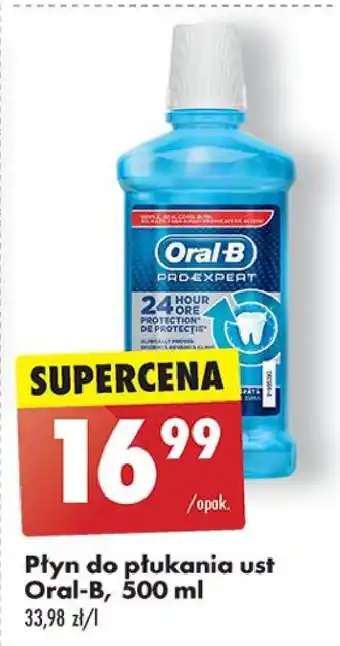 Biedronka Płukanka do ust kompleksowa ochrona Oral-B Pro-Expert oferta