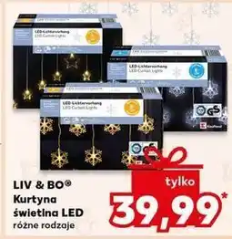 Kaufland Kurtyna świetlna 9 led Liv & Bo oferta