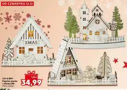 Kaufland Wioska świąteczna drewniana led Liv & Bo oferta