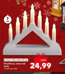 Kaufland Świecznik plastikowy 7 led oferta