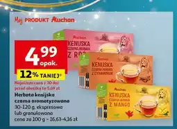 Auchan Herbata kenijska z różą Auchan różnorodne (logo czerwone) oferta