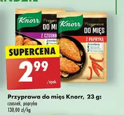 Biedronka Przyprawa do mięs z papryką Knorr przyprawa oferta