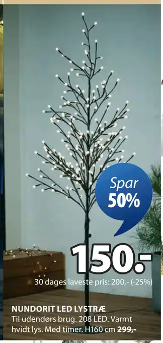 JYSK NUNDORIT LED LYSTRÆ oferta