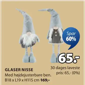 JYSK GLASER NISSE oferta