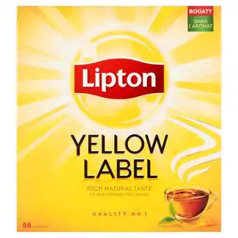 Euro Sklep Lipton Yellow Label Herbata czarna 176 g (88 torebek) oferta