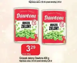 Społem Dawtona Groszek zielony 400 g oferta