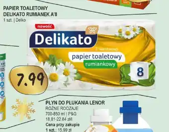 Słoneczko Papier toaletowy Delikato Rumianek oferta