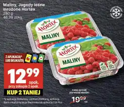 Delikatesy Centrum Maliny, Jagody leśne mrożone Hortex oferta