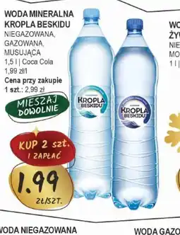 Słoneczko Woda mineralna Kropla Beskidu oferta