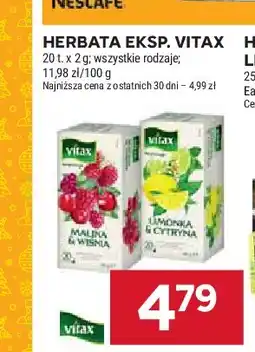 Stokrotka Herbata limonka & cytryna Vitax oferta