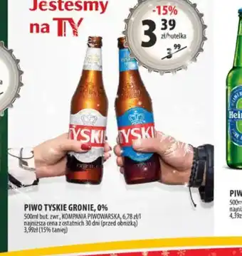 Arhelan Piwo Tyskie Gronie 0% oferta