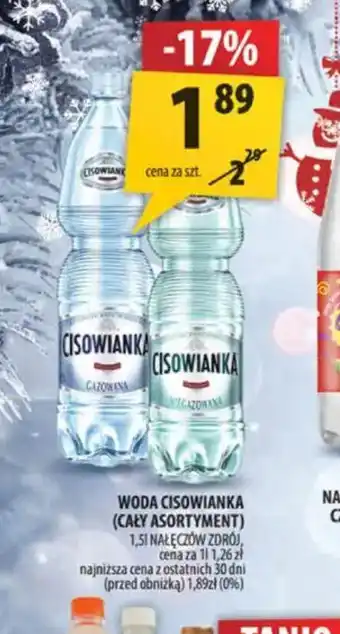 Arhelan Woda Cisowianka oferta