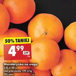 Biedronka Mandarynka na wagę oferta