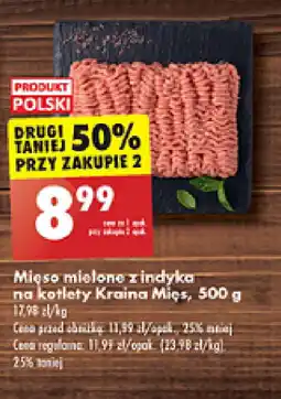 Biedronka Mięso mielone z indyka oferta