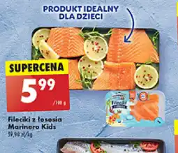 Biedronka Fileciki z łososia Marinero Kids oferta