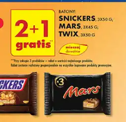 Biedronka Batony Snickers, Mars, Twix oferta