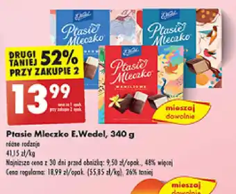 Biedronka Ptasie Mleczko E.Wedel oferta