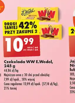 Biedronka Czekolada WW E.Wedel oferta