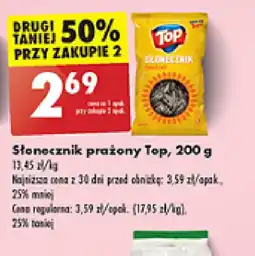 Biedronka Słonecznik prażony Top oferta