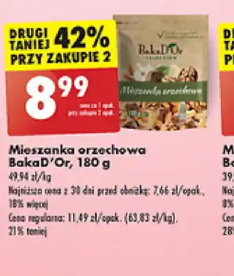 Biedronka Mieszanka orzechowa Bakad'Or oferta