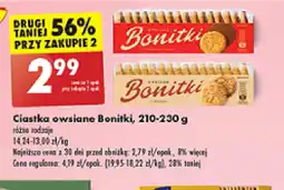 Biedronka Ciasteczka owsiane Boniti oferta