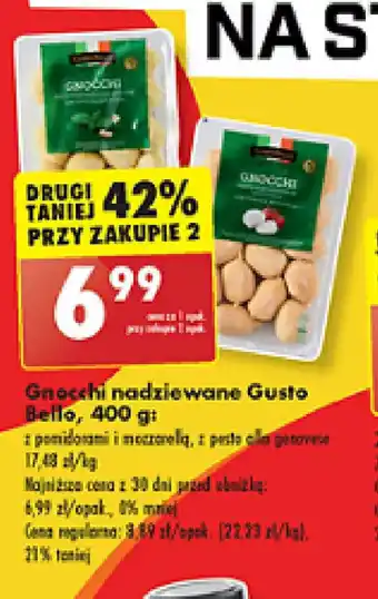 Biedronka Gnocchi nadziewane Gusto Bello oferta