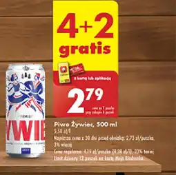 Biedronka Piwo Zywiec oferta