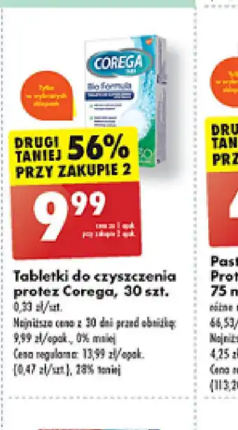 Biedronka Tabletki do czyszczenia protez Corega oferta