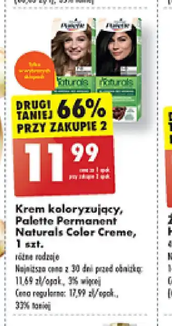 Biedronka Krem koloryzujący Palette Permanent Naturals Color Creme oferta