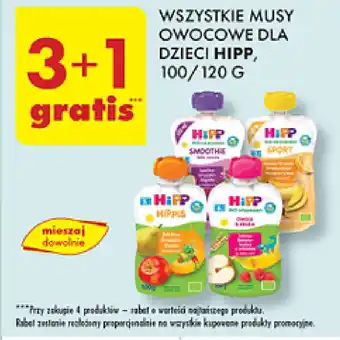 Biedronka Musy owocowe Hipp oferta