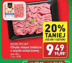 ALDI Chude mięso mielone z szynki wieprzowej oferta