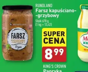 ALDI Farsz kapuściano-grzybowy Runoland oferta