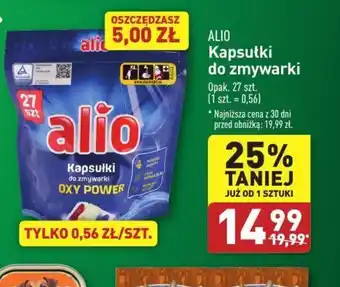 ALDI Kapsułki Alio do zmywarki oferta