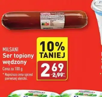 ALDI Ser topiony wędzony Milsani oferta