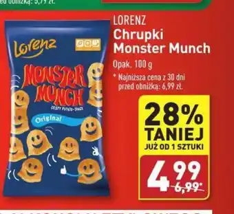 ALDI Chrupki Lorenz Monster Munch oferta