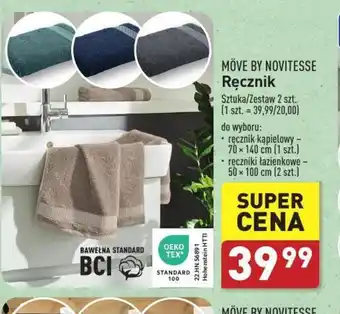 ALDI Ręcznik MÖVE by Nowitesse oferta