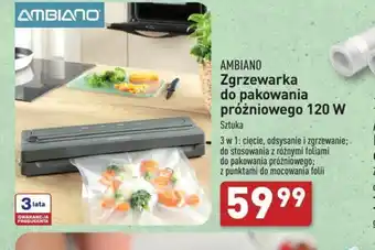ALDI Ambiano Zgrzewarka do pakowania próżniowego oferta