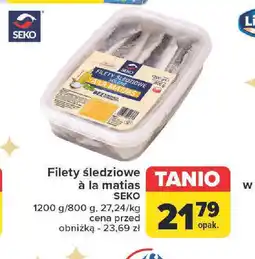 Carrefour Filety śledziowe à la matias Seko oferta