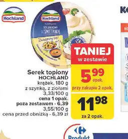 Carrefour Serek topiony Hochland oferta