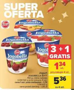 Carrefour Jogurt Jogobella Zott oferta