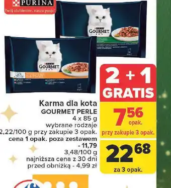 Carrefour Karma dla kota Gourmet Perle oferta