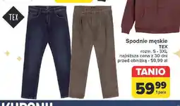 Carrefour Spodnie męskie TEX oferta