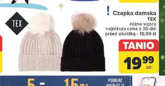 Carrefour Czapka damska TEX oferta