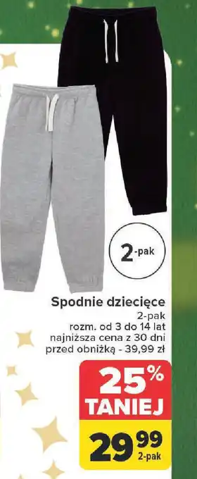 Carrefour Spodnie dziecięce oferta