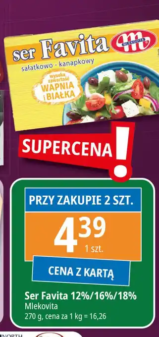 E.Leclerc Ser sałatkowo-kanapkowy 12 % Mlekovita Favita oferta