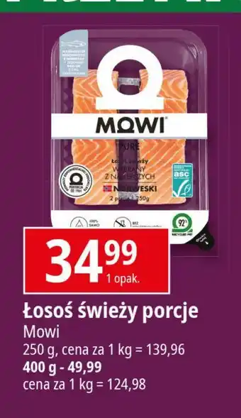 E.Leclerc Łosoś porcje Mowi oferta