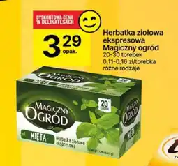 Delikatesy Centrum Herbatka ziołowa ekspresowa Magiczny Ogród oferta